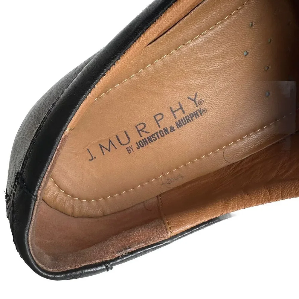 J. Murphy By Johnston Murphy Oxford Dress Shoes Black Mens Size 11M 59-2015